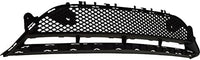 Front Bumper Center Grille Black Plastic Direct Replacement Compatible With 2017-2020 Mercedes Benz E-Class MB1036156 2138856900