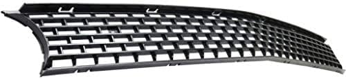 Front Grille Textured Shell And Insert Plastic Direct Replacement Compatible With 2015-2020 Dodge Challenger CH1200399 6PB51RXFAA