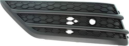 Set Of 2 Front Bumper Grille Outer Textured Plastic Left Driver & Right Passenger Side Direct Replacement Compatible With 2016-2018 Honda Pilot HO1039131 HO1038131