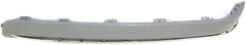 Rear Bumper Outer Molding Primed Without Chrome Strip Right Passenger Side Direct Replacement Compatible With 2000-2002 Mercedes Benz E-Class MB1159103 2108853021