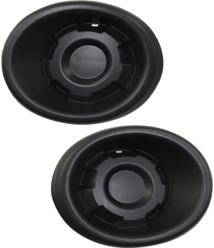 Set Of 2 Front Fog Light Cover Textured Plastic Right Passenger & Left Driver Side Direct Replacement Compatible With 2013-2016 Nissan Pathfinder NI1039154 NI1038154 622563KA0A