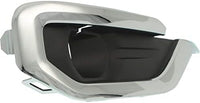 Set Of 2 Front Fog Light Cover Black With Chrome Molding Right Passenger & Left Driver Side Direct Replacement Compatible With 2017-2019 GMC Acadia GM1039209 GM1038209 84693621