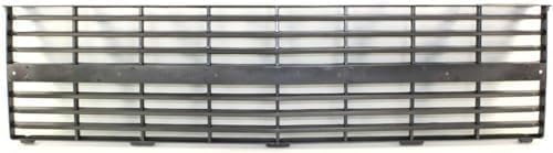 Front Grille Dark Argent Shell And Insert Without Center Bar Direct Replacement Compatible With 1983-1984 Chevrolet C/K Series GM1200125 14043881