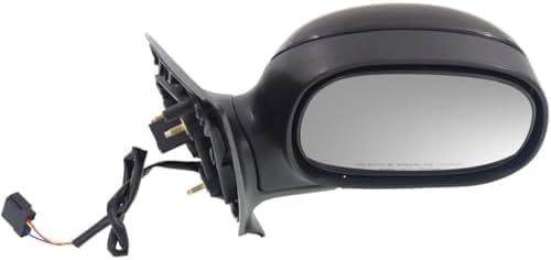 Set of 2 Front Power Mirrors Manual Folding Non-Heated Primed Right Passenger & Left Driver Side Direct Replacement Compatible With 1998-2002 Ford Expedition FO1320199 FO1321199
