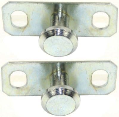 Set of 2 Front Bumper Mounting Plate Bracket Steel Right Passenger & Left Driver Side Direct Replacement Compatible with 1993-1998 Jeep Grand Cherokee CH1066114 55254700