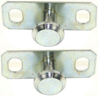 Set of 2 Front Bumper Mounting Plate Bracket Steel Right Passenger & Left Driver Side Direct Replacement Compatible with 1993-1998 Jeep Grand Cherokee CH1066114 55254700