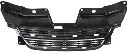 Front Grille Upper Painted Gray Shell And Insert Direct Replacement Compatible With 2005-2010 Chevrolet Cobalt GM1200545 15274493