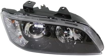 Set Of 2 Front Head Light Assembly Plastic Left Driver & Right Passenger Side Direct Replacement Compatible With 2008-2009 Pontiac G8 GM2503328 GM2502328 92224813 92224812