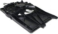 Front Radiator Cooling Fan Assembly Plastic Direct Replacement Compatible with 2012-2019 Fiat 500 FI3115100 68184569AC