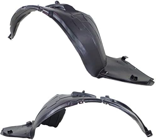 Set Of 2 Front Fender Liner Right Passenger & Left Driver Side Direct Replacement Compatible With 2015-2019 Nissan Versa NI1249139 NI1248139 638429KK0A-PFM 638439KK0A-PFM