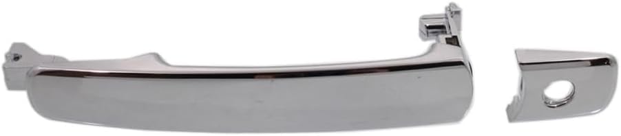 Front Exterior Door Handle Chrome Left Driver Side Direct Replacement Compatible with 2003-2008 Infiniti FX35 / FX45 / 2008-2013 Nissan Rogue NI1310126 80640CA012-PFM