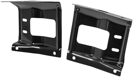 Set of 2 Front Bumper Mounting Plate Bracket Right Passenger & Left Driver Side Direct Replacement Compatible with 2008-2010 Ford F-Series Super Duty FO1066173 FO1067173 8C3Z17B985A