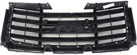 Front Grille Chrome Shell With Textured Gray Insert Direct Replacement Compatible With 2007-2010 GMC Sierra GM1200613 25825523