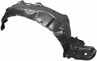 Front Engine Splash Shield + Fender Liners Left Driver & Right Passenger Side Direct Replacement Compatible With 2010-2011 Toyota Prius TO1249158 TO1248158 TO1228168 5387547030