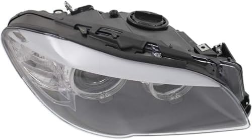 Front Headlight Assembly Halogen Right Passenger Side Direct Replacement Compatible With 2011-2013 BMW 5-Series BM2503174 63117203244