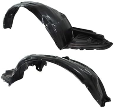 Set Of 2 Front Fender Liner Plastic Left Driver & Right Passenger Side Direct Replacement Compatible With 2008-2011 Subaru Impreza SU1248117 SU1249117 59110FG002 59110FG012