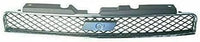 Front Bumper Upper & Lower Grille Assembly Chrome Shell With Insert Plastic Direct Replacement Compatible With 2006-2013 Chevrolet Impala / 2014-2016 Limited GM1200551 GM1036107
