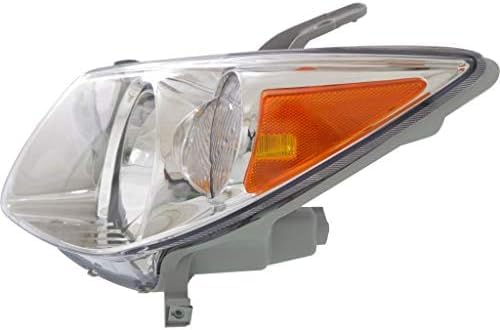 Set Of 2 Front Head Light Assembly Plastic Left Driver & Right Passenger Side Direct Replacement Compatible With 2005-2008 Pontiac Vibe GM2503249 GM2502249 88973539 88973540