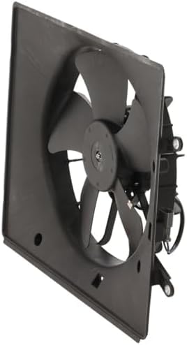 Front Radiator Single Fan Assembly Left Driver Side Direct Replacement Compatible with 2001-2006 Acura MDX / 2003-2007 Honda Pilot AC3115105 19015PGKA01 19015RDJA01