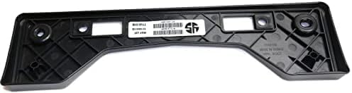 Front License Plate Bracket Textured Plastic Direct Replacement Compatible with 2016-2018 Toyota RAV4 TO1068136 521140R090