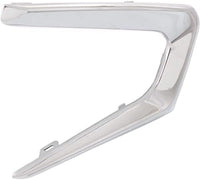 Set Of 2 Front Bumper Molding Chrome Plastic Left Driver & Right Passenger Side Direct Replacement Compatible With 2016-2018 Chevrolet Malibu GM1039196 GM1038196