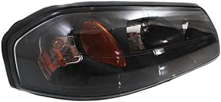 Set Of 2 Front Head Light Composite Assembly Halogen Left Driver & Right Passenger Side Direct Replacement Compatible With 2004-2005 Chevrolet Impala GM2502248 GM2503248 10356097