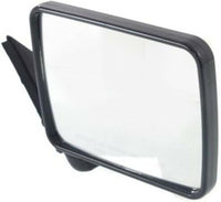 Set Of 2 Front Mirrors Manual Folding Non-Heated Paintable Plastic Right Passenger & Left Driver Side Direct Replacement Compatible With 1987-1993 Ram 50 Pickup CH1321140 CH1320140