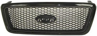 Front Grille PTM Shell With Honeycomb Insert Direct Replacement Compatible With 2004-2006 Ford F-150 FO1200415 4L3Z8200CAPTM