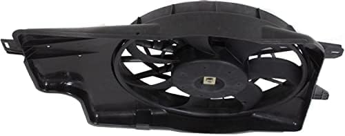 Front Radiator Cooling Fan Shroud Assembly Direct Replacement Compatible with 1994-1996 Ford Mustang FO3115129 F5ZZ8C607B