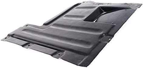 Front Engine Center Splash Shield Under Cover Plastic Direct Replacement Compatible with 2007-2013 BMW 3-Series BM1228121 51757167421