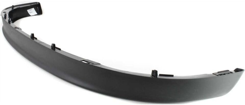 Front Bumper Face Bar Chrome Steel + Lower Valance Air Dam Textured Direct Replacement Compatible With 2002-2009 Dodge Ram 1500/2003-2009 2500 3500 CH1002383 CH1090125 55077946AB