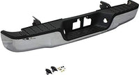 Rear Step Bumper Assembly Chrome Steel Direct Replacement Compatible With 2007-2013 Toyota Tundra TO1103117 521510C060-PFM