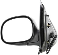 Set of 2 Front Power Mirrors Manual Folding Non-Heated Primed Right Passenger & Left Driver Side Direct Replacement Compatible With 1998-2002 Ford Expedition FO1320199 FO1321199
