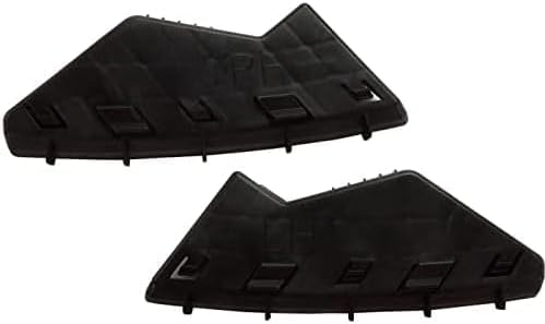 Set Of 2 Front Bumper Upper Support Bracket Plastic Right Passenger & Left Driver Side Direct Replacement Compatible With 2013-2018 Hyundai Santa Fe Sport HY1043132 HY1042132