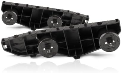 Set Of 2 Front Bumper Bracket Plastic Left Driver & Right Passenger Side Direct Replacement Compatible With 2013-2015 Nissan Sentra NI1033107 NI1032107 622243SH0A 622253SH0A