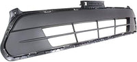 Front Bumper Grille Textured Plastic Without Fog Lights Holes Direct Replacement Compatible With 2016-2018 Kia Sorento KI1036129 86522C6000