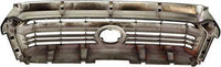 Front Grille Assembly Chrome Shell And Insert Plastic Direct Replacement Compatible With 2016-2017 Toyota Tundra TO1200431 531000C280