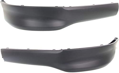 Set Of 2 Front Lower Valance Spoiler Primed Plastic Left Driver & Right Passenger Side Direct Replacement Compatible With 2005-2011 Toyota Tacoma TO1093127 TO1093128