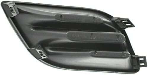 Set Of 2 Front Fog Light Cover Textured Right Passenger & Left Driver Side Direct Replacement Compatible With 2012-2014 Nissan Versa NI1039128 NI1038128 622563BA0A 622573BA0A