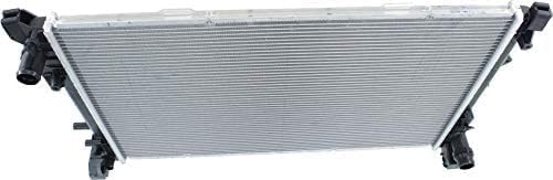 Front Radiator Aluminum Core Direct Replacement Compatible With 2012-2019 Fiat 500 FI3010100 55111352AA