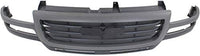 Front Grille Painted Gray Shell With Primed Insert Direct Replacement Compatible With 2003-2007 GMC Sierra 2500HD / 3500 GM1200627 19130794