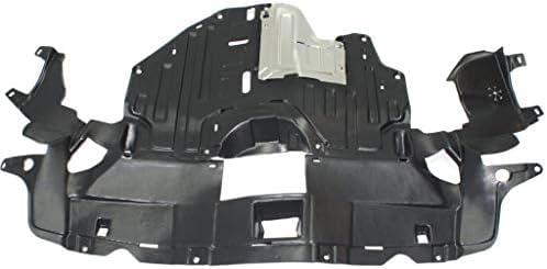 Front Engine Splash Shield Under Cover Plastic Direct Replacement Compatible with 2012-2014 Honda CR-V HO1228137 74110T0GA00