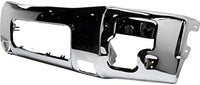 Front Bumper Face Bar Chrome Steel Direct Replacement Compatible With 2004-2015 Nissan Titan / 2005-2007 Armada NI1002136 62022ZR08A