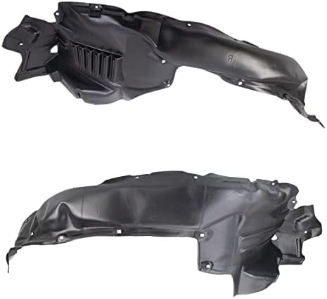 Set Of 2 Front Fender Liner Plastic Left Driver & Right Passenger Side Direct Replacement Compatible With 2016-2023 Toyota Tacoma TO1249205 TO1248205 5387504080 5387604080