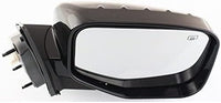 Set Of 2 Front Power Mirror Manual Folding Heated Primed Plastic Right Passenger & Left Driver Side Direct Replacement Compatible With 2006-2014 Honda Ridgeline HO1320232 HO1321232