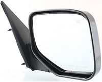 Set Of 2 Front Power Mirror Manual Folding Heated Primed Plastic Right Passenger & Left Driver Side Direct Replacement Compatible With 2006-2014 Honda Ridgeline HO1320232 HO1321232