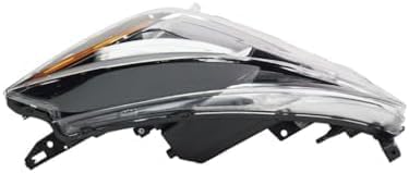 Set Of 2 Front Head Light Assembly Plastic Left Driver & Right Passenger Side Direct Replacement Compatible With 2018-2020 Nissan Kicks NI2503264 NI2502264 260105RL0A 260605RL0A