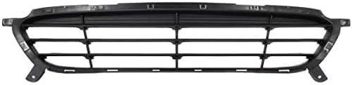 Front Bumper Grille Primed Plastic Direct Replacement Compatible With 2012-2014 Hyundai Accent HY1036116 865611R000