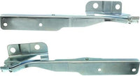Set of 2 Front Hood Hinge Steel Right Passenger & Left Driver Side Direct Replacement Compatible with 2009-2014 Ford F-150 FO1236145 FO1236144 CL3Z16796A 9L3Z16797A
