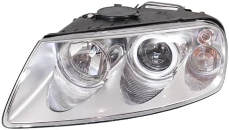 Set Of 2 Front Head Light Assembly Plastic Left Driver & Right Passenger Side Direct Replacement Compatible With 2004-2007 Volkswagen Touareg VW2503132 VW2502132